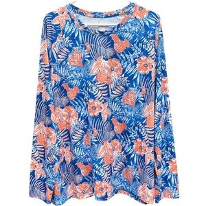 Like New Columbia Stretch Long Sleeve
Floral Top Size 3X
